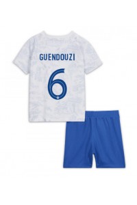 Fotbalové Dres Francie Matteo Guendouzi #6 Dětské Venkovní Oblečení MS 2022 Krátký Rukáv (+ trenýrky)